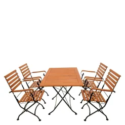 Gartentisch & Armlehnstühle klappbar - Pascarla (fünfteilig)^Wohnen Clearance