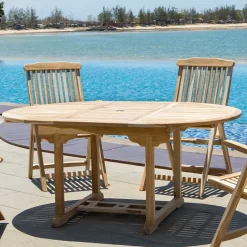 Gartentisch & Klappsessel aus Holz - Klahuma (fünfteilig)^Wohnen Clearance