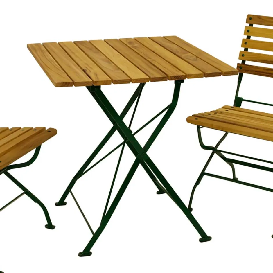 Gartentisch & zwei Stühle Set - Ileteas (dreiteilig)^Wohnen Discount