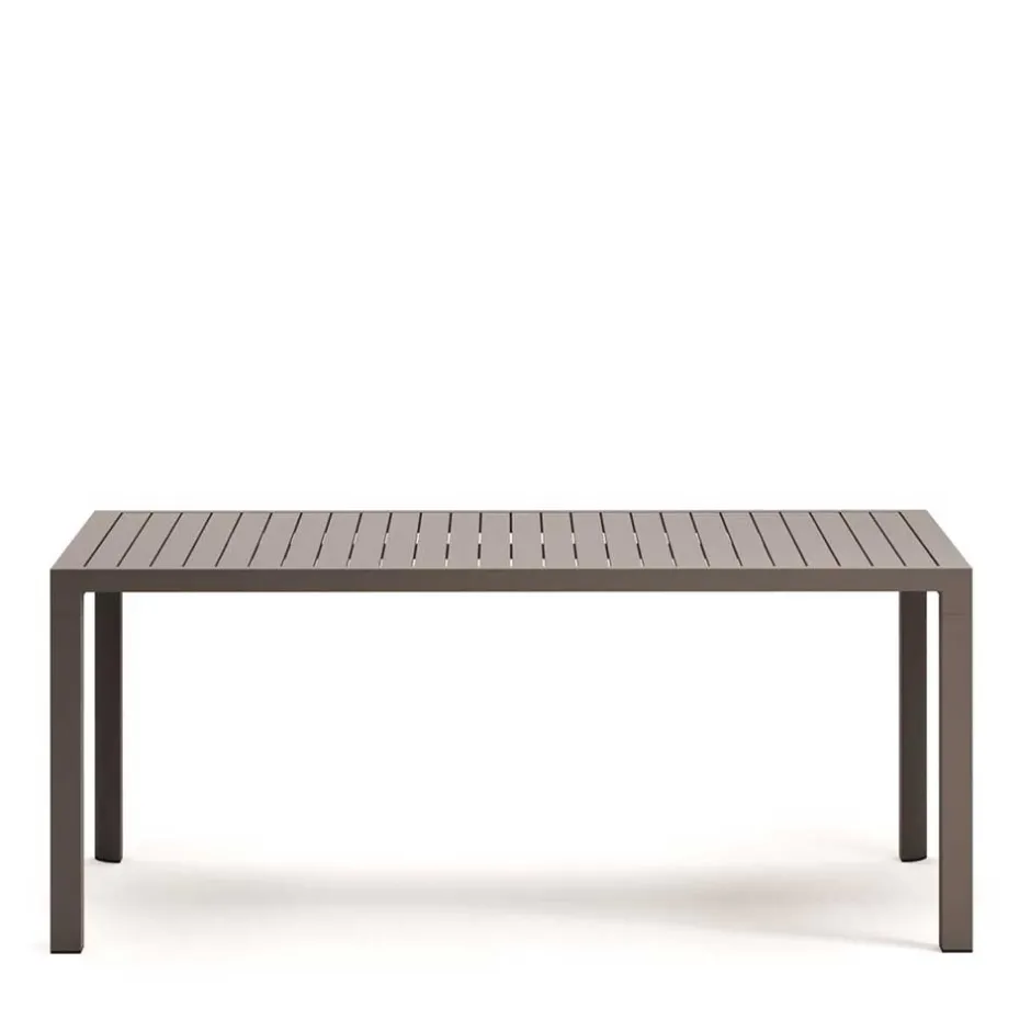 Gartentisch aus Aluminium in Braun - Luvenico^Wohnen New