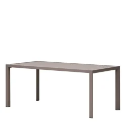 Gartentisch aus Aluminium in Braun - Luvenico^Wohnen New