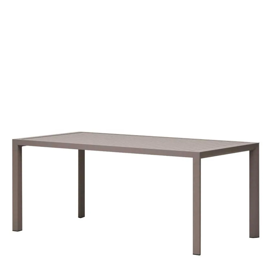 Gartentisch aus Aluminium in Braun - Luvenico^Wohnen New