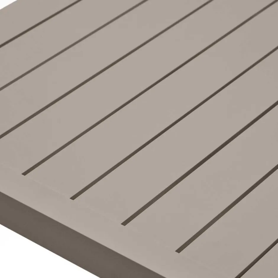 Gartentisch aus Aluminium in Braun - Luvenico^Wohnen New