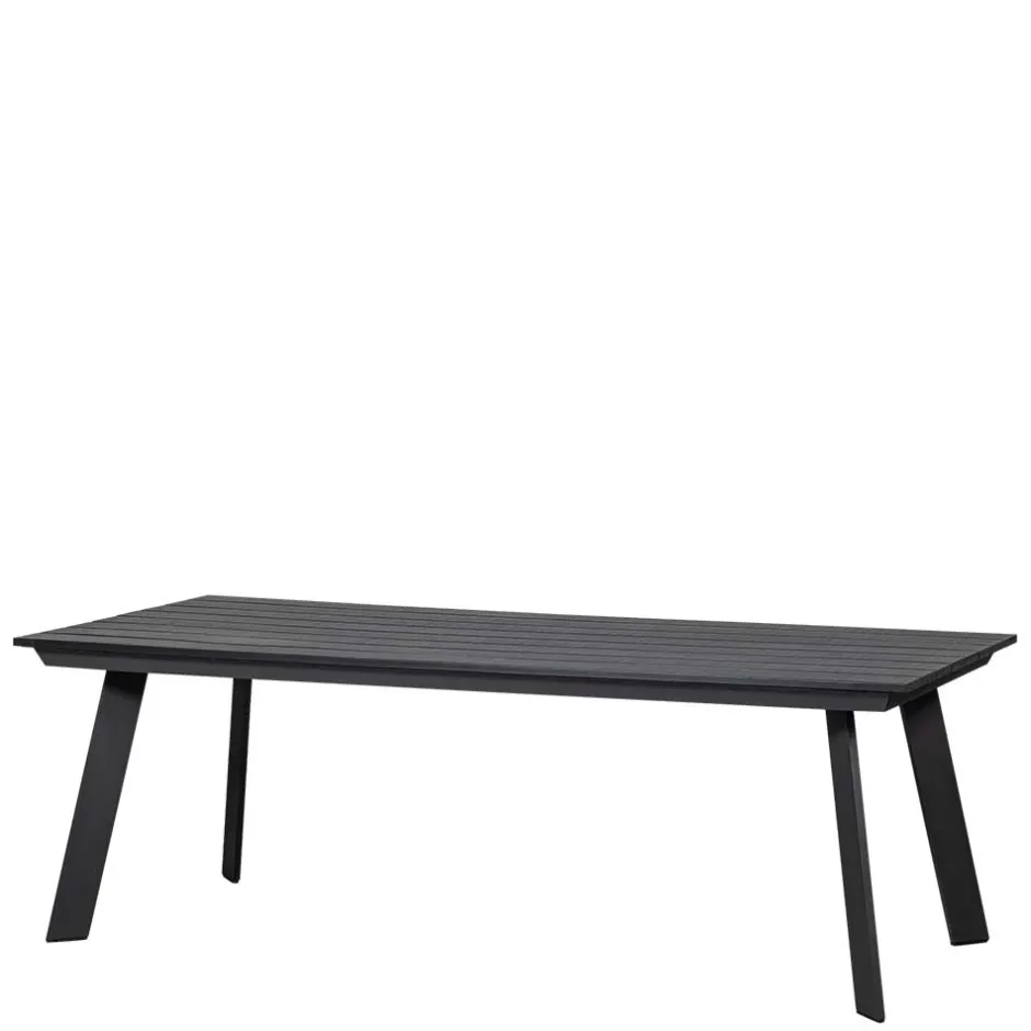 Wohnen Gartentisch aus Kunststoff in Holzoptik - Lourette