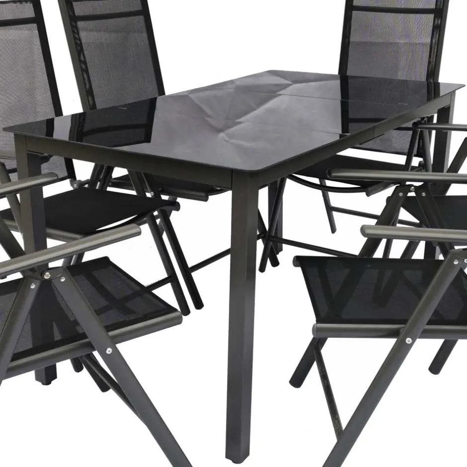 Gartentisch Gruppe in modernem Design - Everest (siebenteilig)^Wohnen Discount