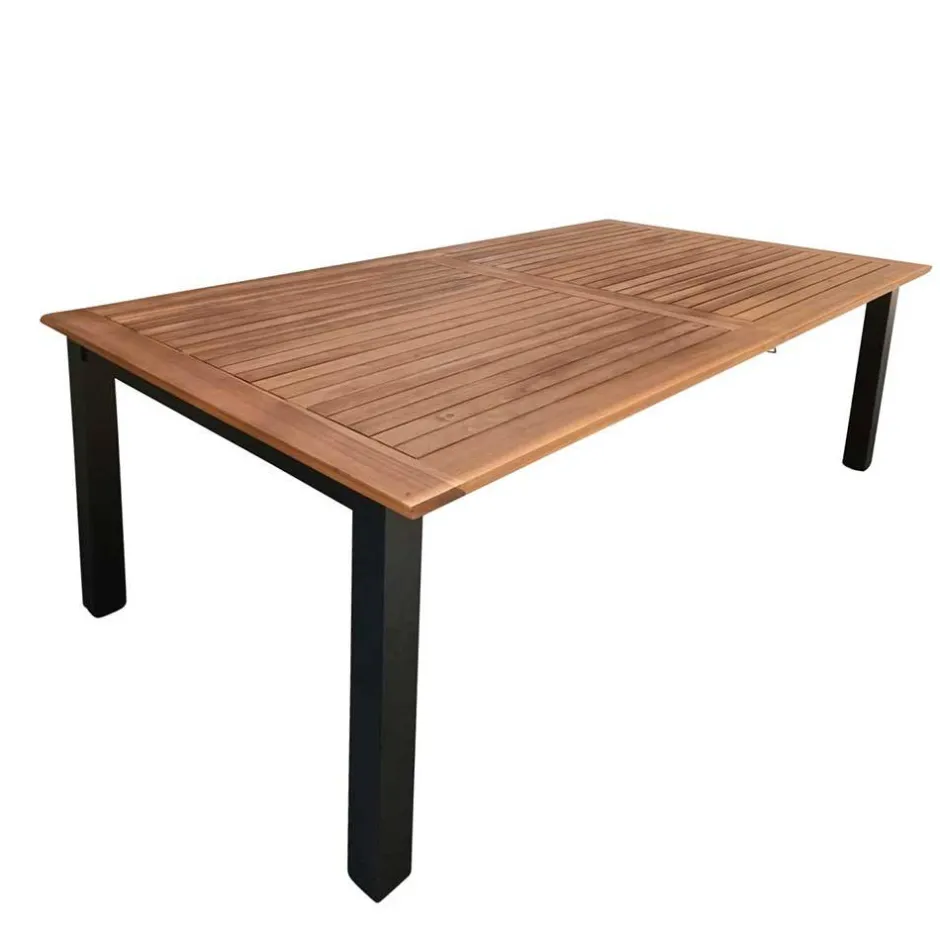 Wohnen Gartentisch mit Butterflyauszug aus Akazie - Iwalian