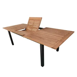 Wohnen Gartentisch mit Butterflyauszug aus Akazie - Iwalian