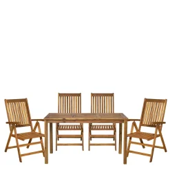 Wohnen Gartentisch und vier Klappstühle - Antigrus (fünfteilig)