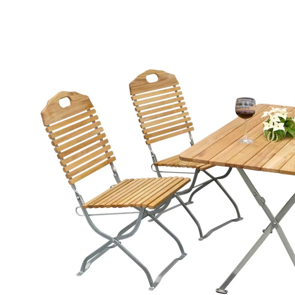 Gartentischgruppe Marino aus Robinie massiv (fünfteilig)^Wohnen Best