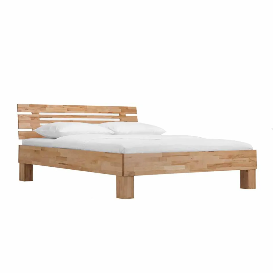 Wohnen Geöltes Massivholzbett Benet in sieben Breiten