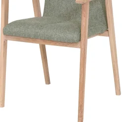 Wohnen Gemütlicher Esstischstuhl mit Armlehnen - Pusadon