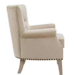 Wohnen Gemütlicher Polstersessel in Beige - Halolas