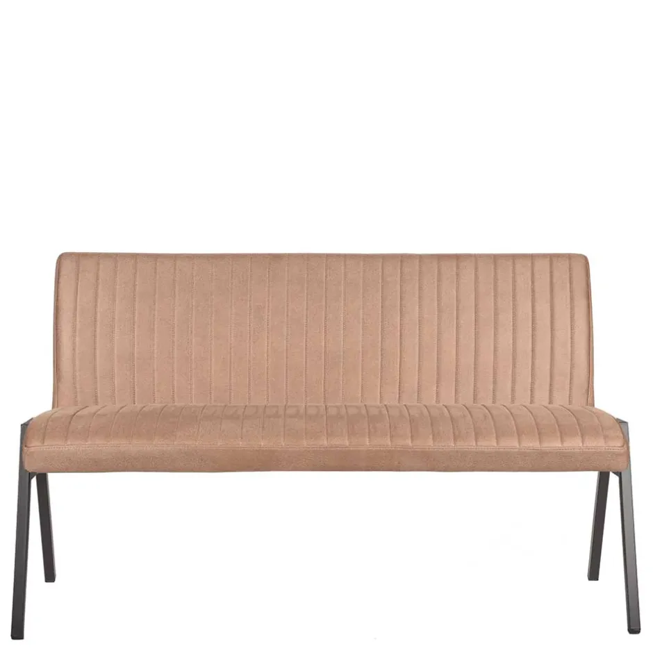 Wohnen Gepolsterte Bank fürs Esszimmer in Hellbraun - Uminga