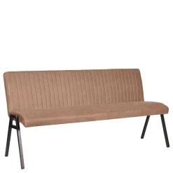 Wohnen Gepolsterte Bank fürs Esszimmer in Hellbraun - Uminga