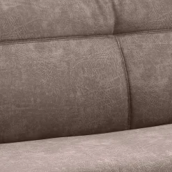 Gepolsterte Bank in Beige Microfaser - Anguro^Wohnen