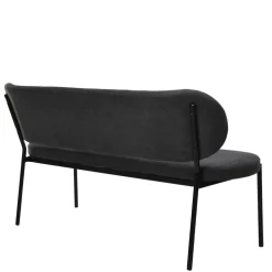 Gepolsterte Esstischbank in Dunkelgrau - Julisk^Wohnen