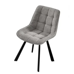 Gepolsterte Esszimmerstühle in Hellgrau - Infinando (4er Set)^Wohnen Sale