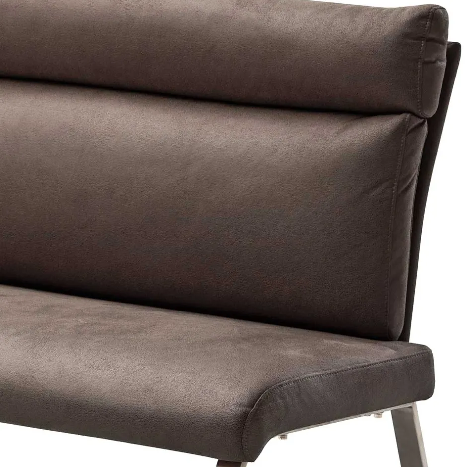 Gepolsterte Sitzbank mit Microfaser Bezug - Jialetto^Wohnen