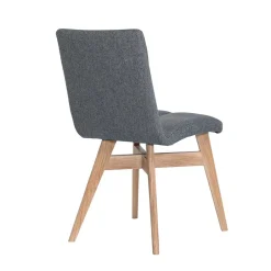 Wohnen Gepolsterte Stühle in Grau & Natur - Tucina (2er Set)