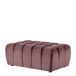 Wohnen Gepolsterter Hocker in Altrosa - Kanellaz