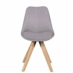 Gepolsterter Schalenstuhl Charisse mit Stoffbezug (2er Set)^Wohnen Discount