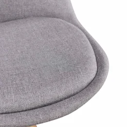 Gepolsterter Schalenstuhl Charisse mit Stoffbezug (2er Set)^Wohnen Discount