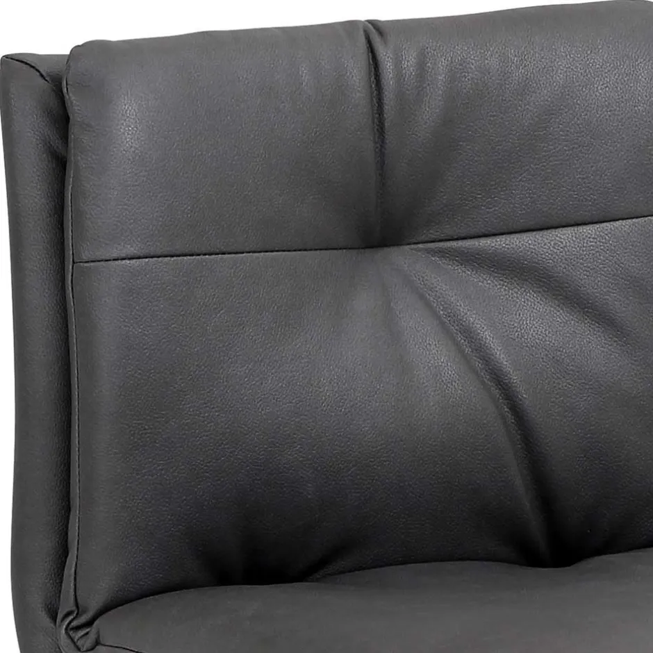 Wohnen Gepolsterter Tresenstuhl in Dunkelgrau - Teromaso