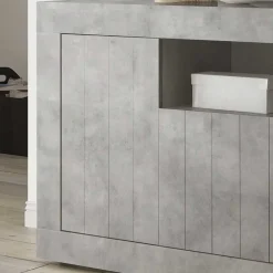 Geradlinige Kommode in Beton Nachbildung - Korlin^Wohnen Sale