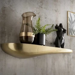 Wohnen Geschwungenes Hängeregal aus Aluminium - Dymons