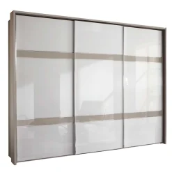 Glas Schwebetüren Schrank in Weiß & Grau - Pruducia^Wohnen Hot