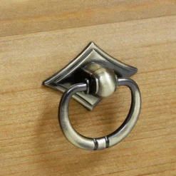 Glastüren Highboard in Natur geölt - Vinidad^Wohnen