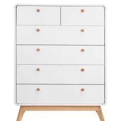 Wohnen Günstige Kommode mit sechs Schubladen - Kolreva