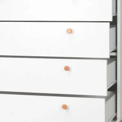 Wohnen Günstige Kommode mit sechs Schubladen - Kolreva