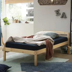 Günstiges Holzbett aus Fichte Massivholz - Niels^Wohnen Sale