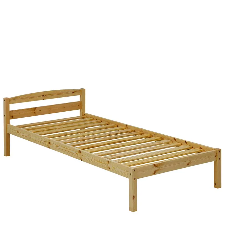 Günstiges Holzbett aus Fichte Massivholz - Niels^Wohnen Sale