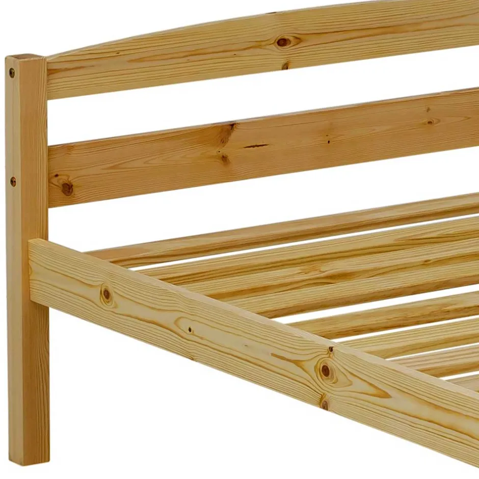 Günstiges Holzbett aus Fichte Massivholz - Niels^Wohnen Sale