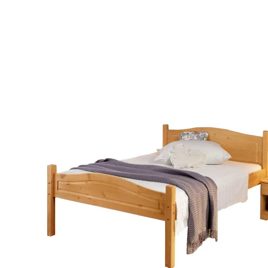 Günstiges Holzbett aus Massivholz Kiefer - Verwego^Wohnen Sale