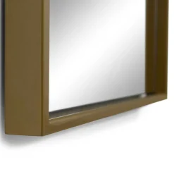 Wohnen Goldener Designspiegel - oben bogenförmig - Zolencas