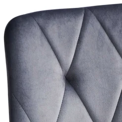 Graue Esszimmerstühle aus Samt - Epos (4er Set)^Wohnen Online