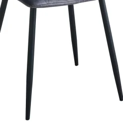 Graue Esszimmerstühle aus Samt - Epos (4er Set)^Wohnen Online