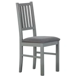 Graue Holzstühle mit Polstersitz - Nepplan (2er Set)^Wohnen Sale