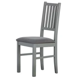 Graue Holzstühle mit Polstersitz - Nepplan (2er Set)^Wohnen Sale