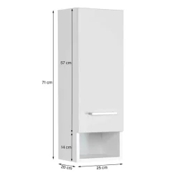 Wohnen Graue Möbel Zusammenstellung fürs Bad - Girios (fünfteilig)