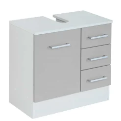 Wohnen Graue Möbel Zusammenstellung fürs Bad - Girios (fünfteilig)