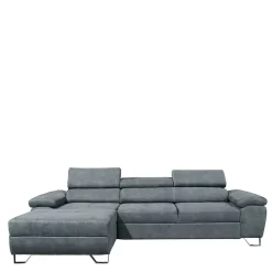 Graue Sofaecke mit Schlaffunktion - Quartia^Wohnen Clearance