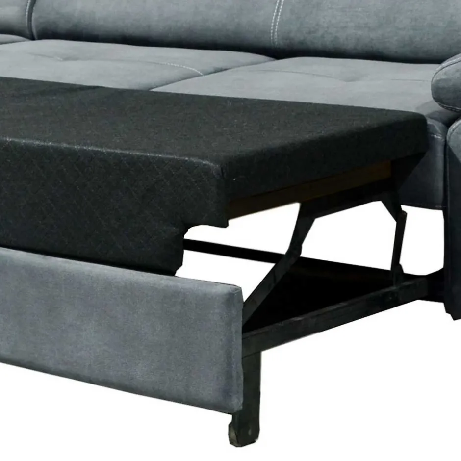 Graue Sofaecke mit Schlaffunktion - Quartia^Wohnen Clearance