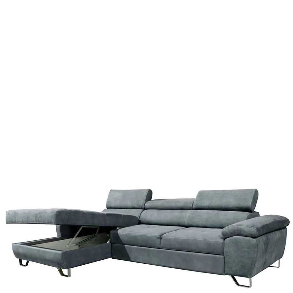 Graue Sofaecke mit Schlaffunktion - Quartia^Wohnen Clearance