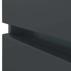 Wohnen Grauer Bad Hochschrank zum Stellen oder Hängen - Noricas