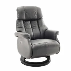 Grauer Fernsehessel Enjisaco mit ausklappbarer Schlaffunktion^Wohnen