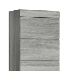 Wohnen Grauer Hängeschrank mit Tür und Fach - Baloon